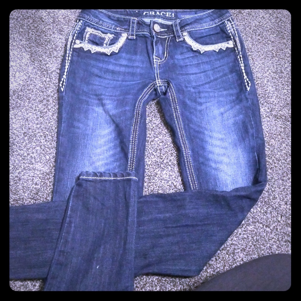 Grace in LA jeans size 25 skinny